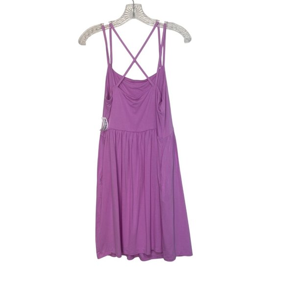 Old Navy Sleeveless Cross-Back Dress Womens Medium Purple New - Picture 3 of 10